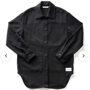 Anian black painters coat sz small